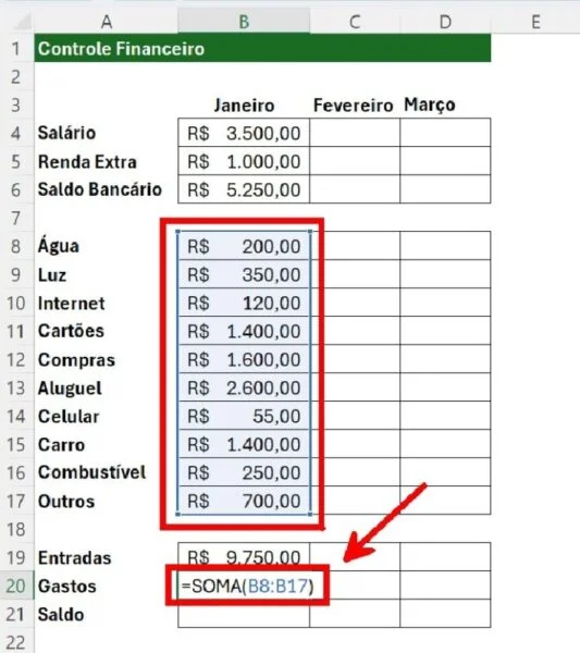 cálculos percentuais 